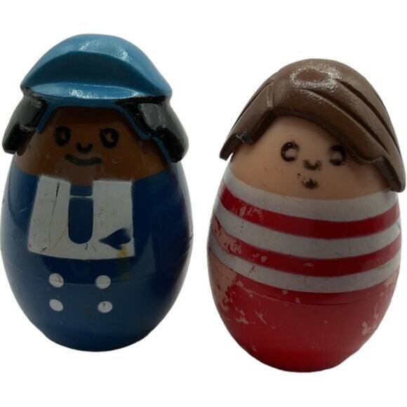 Tonka Toddler Peek A Boo Face Changing Finger Puppet Egg Shape Weeble Figures - Picture 4 of 6